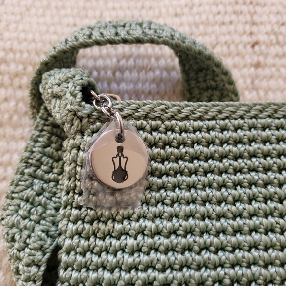 NWT The Sak Crochet Craze Rad Crossbody in Seafoam - Picture 5 of 12